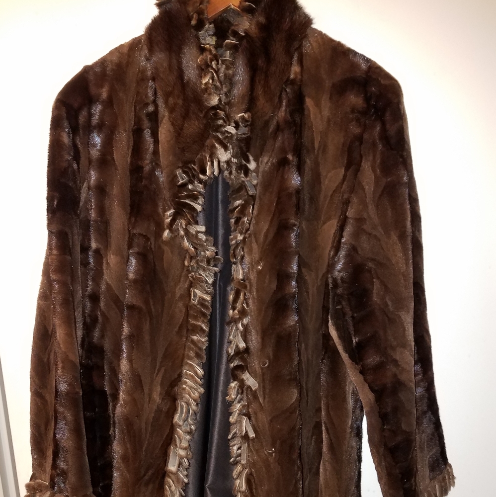 Sheared Mink coat